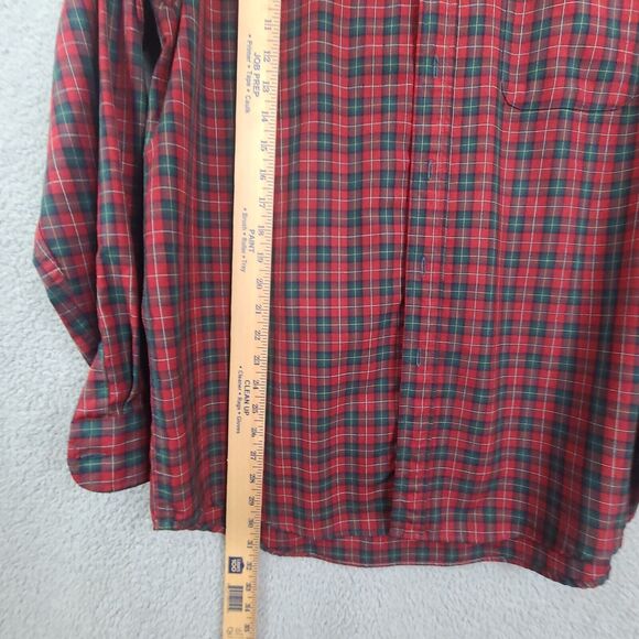 Sir Pendleton Button Up Shirt Fine Worsted Wool Authentic Boyd Tartan Sz Large - Picture 16 of 16